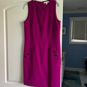 Etcetera shift dress gorgeous black button detail